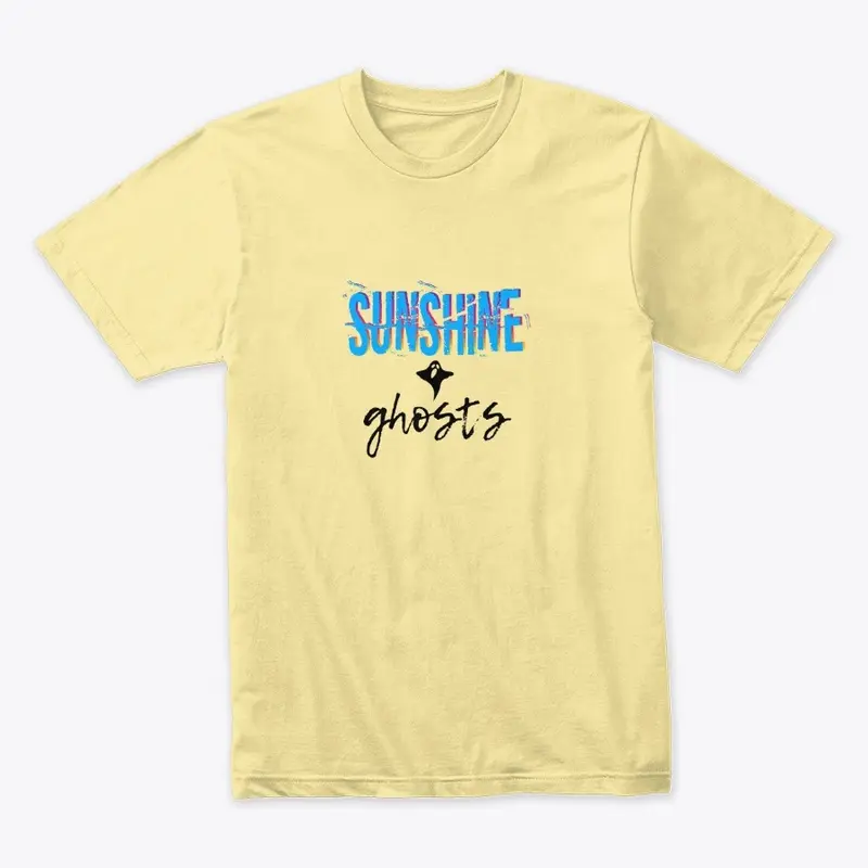 Sunshine and Ghosts Tee (Black Text)